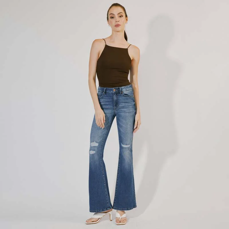 Casual Apparel For Women The Kelly High Rise Flare Jeans