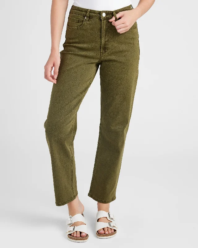 Insane Discount Onslaught 90s High Rise Straight Leg Jeans