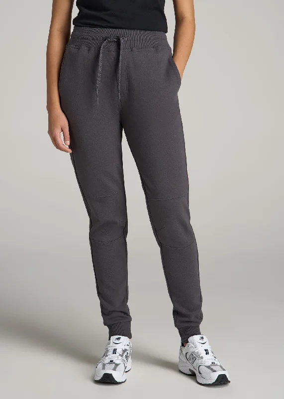 Women's Clothing With Trendy Designs Wearever French Terry Tall Women's Joggers in Charcoal