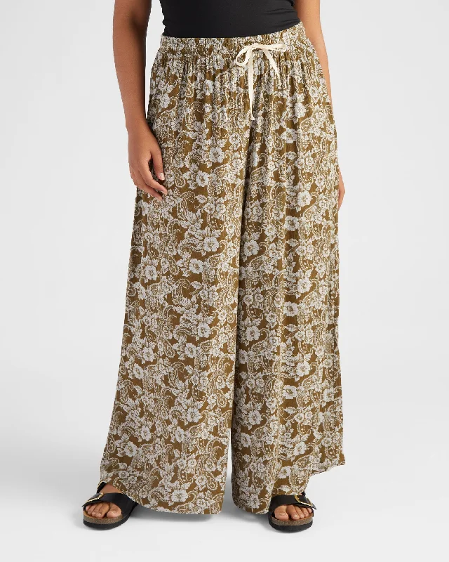 Casual Women's Clothing Plus Size Gauze Pant