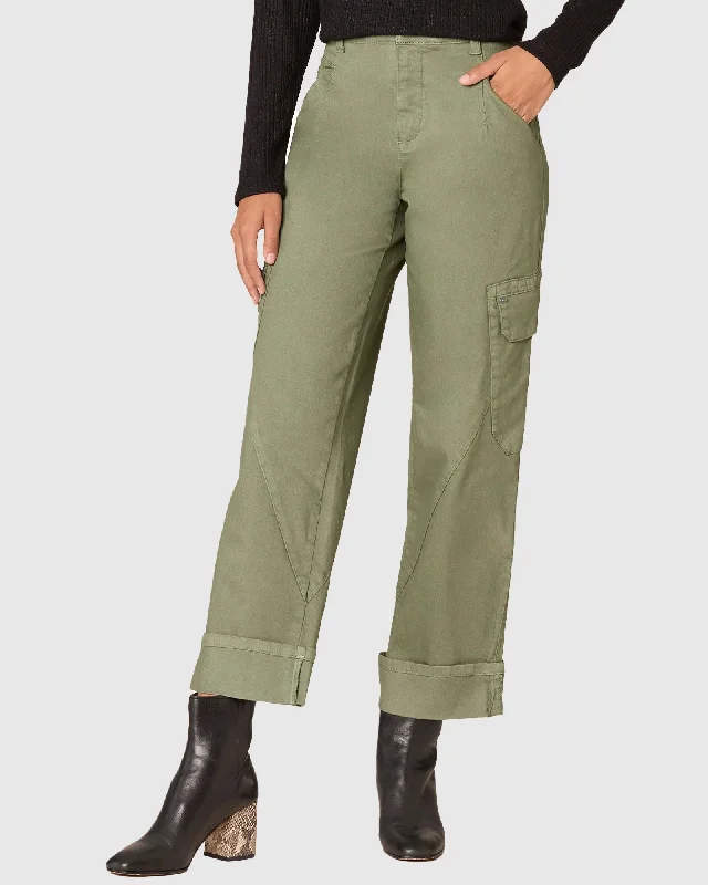 Limited Time Offer Absolution Skyrise Relaxed Utility Straight Leg Pant