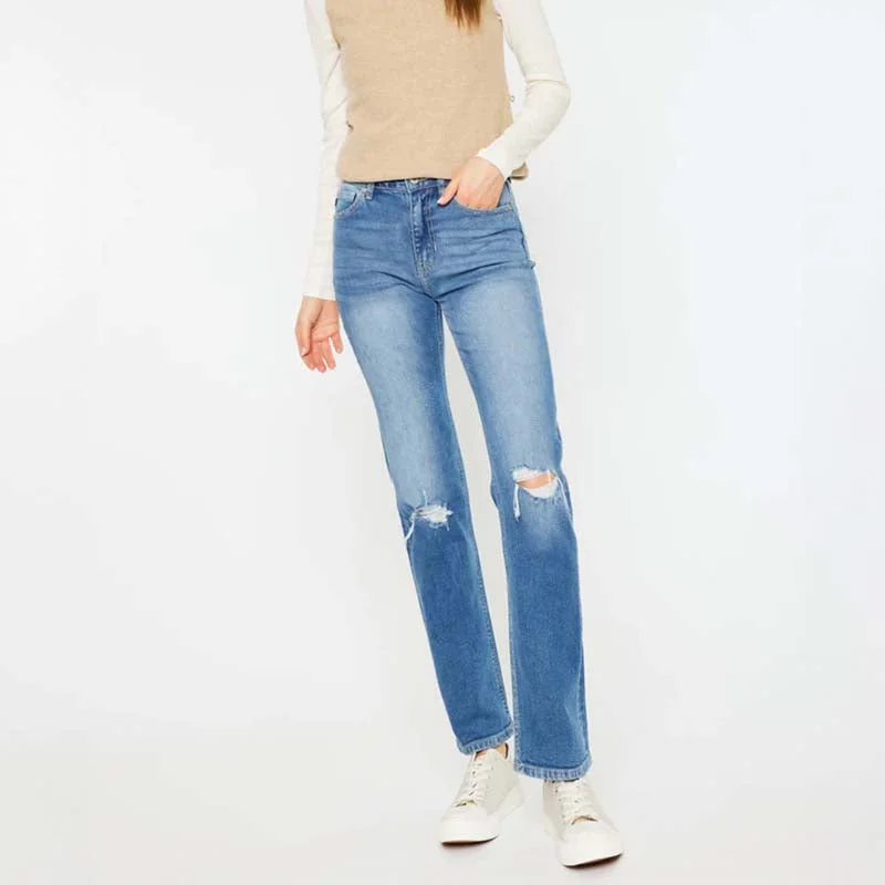 Women's Everyday Apparel The Sultana High Rise Straight Jeans