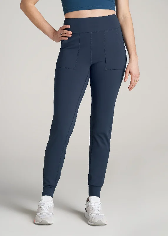 Women's Clothing For Outdoor Activities Balance Pocket Joggers for Tall Women in Bright Navy