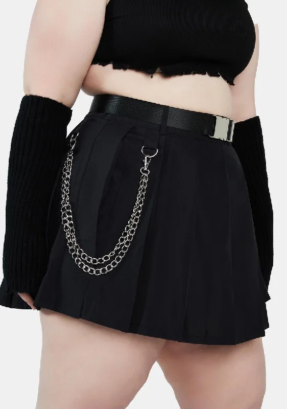 Urban Femme Streetwear Plus Embrace Me Pleated Skirt