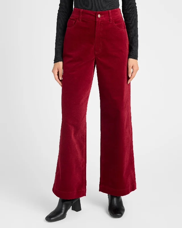 Everyday Women's Fashion Trends Audrey Super High Rise Velvet Pants