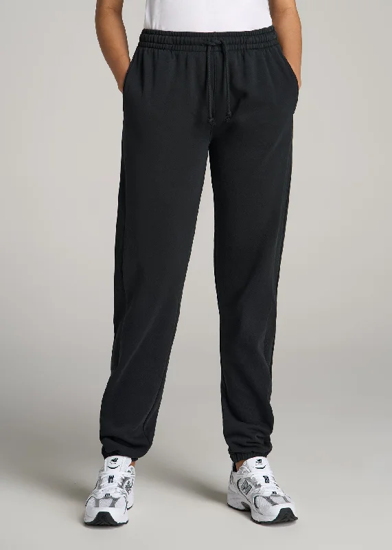 Luxury Women's Clothing Wearever Fleece Regular Fit Women's Tall Sweatpants in Vintage Black