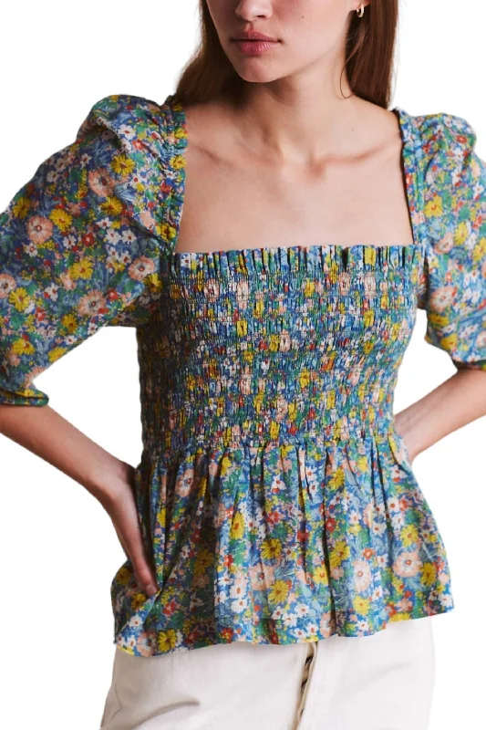 Boho Chic Fashion Alize Blouse In Summer Fields