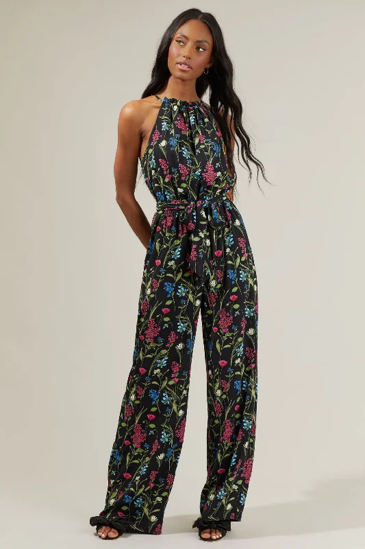 Timeless Women's Clothes Madeline Groover Floral Lighthearted Trapeze Jumpsuit