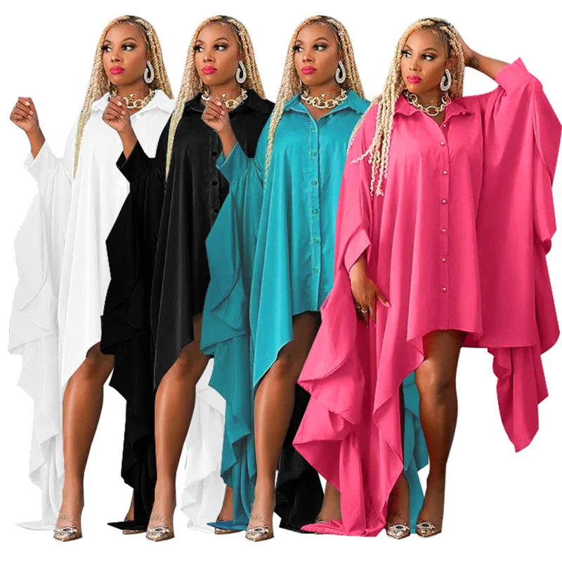 Online Boutiques spring 2023 elegant modest women long sleeve loose oversize casual maxi long shirt dress spring 2023 casual clothing for women Online Boutiques spring 2023 elegant modest women long sleeve loose oversize casual maxi long shirt dress spring 2023 casual clothing for women