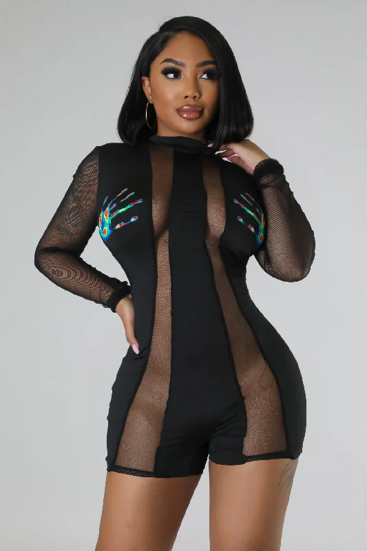 Glamorous Evening Wear Grab 'Em Tight Romper