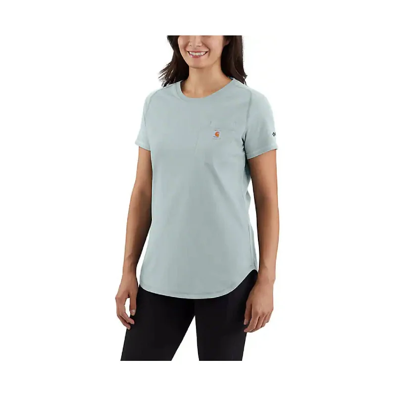 Timeless Elegance Carhartt Women's Force Relaxed Fit Midweight Pocket T Shirt - Dew Drop - ONLINE STORE CREDIT/EXCHANGE ONLY Timeless Elegance Carhartt Women's Force Relaxed Fit Midweight Pocket T Shirt - Dew Drop - ONLINE STORE CREDIT/EXCHANGE ONLY