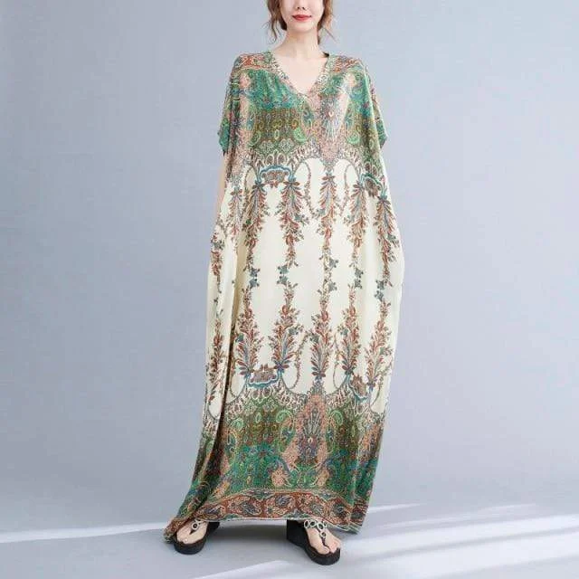 Classic Clothes For Women Enchanted Nature Kaftan Dress