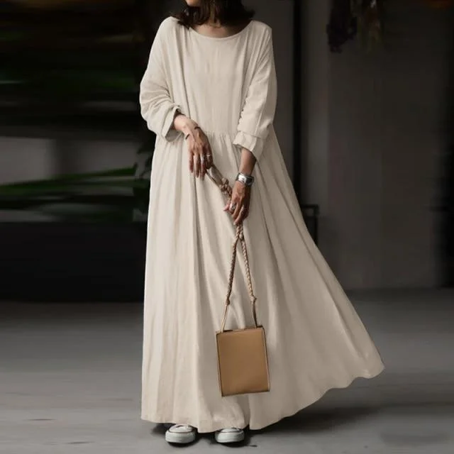 Women's Fashionable Clothing Sets Mia Oversized Pleated Dress