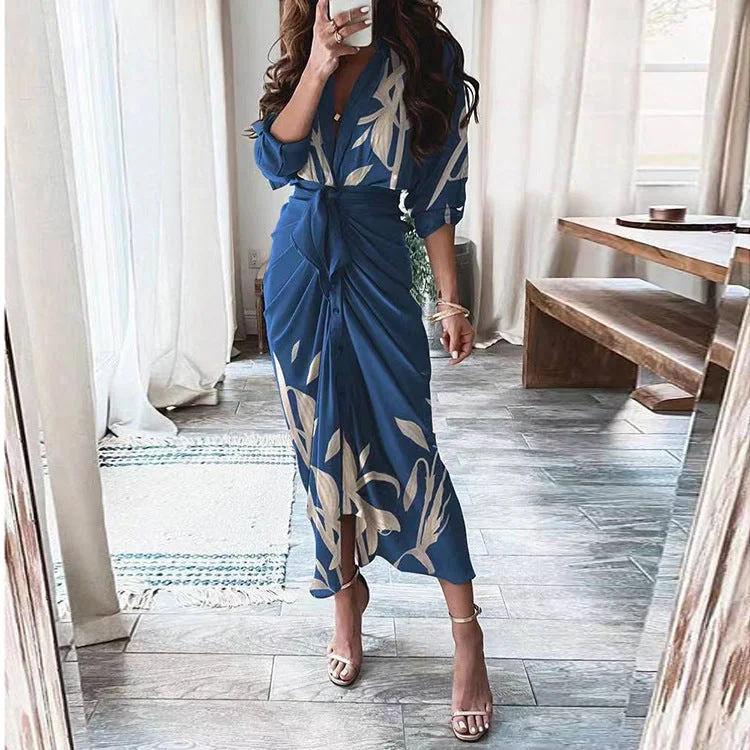 Women's Comfy Attire For Lounging Casual Shirt Dress