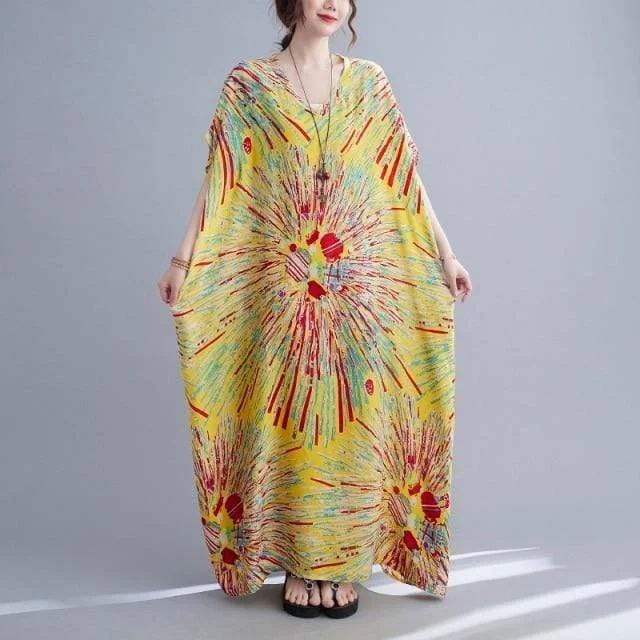 Women's Transitional Garments Fireworks Kaftan Dress