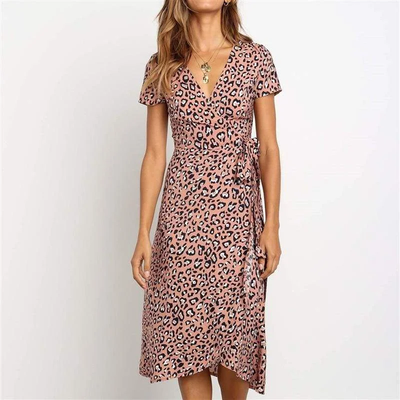 Casual Dresses for Women FashionSierra - Women Boho Summer Short Sleeve High Waist Midi Dress Fashion Floral V-Neck Casual Party Beach Sundress Holiday Casual Dresses for Women FashionSierra - Women Boho Summer Short Sleeve High Waist Midi Dress Fashion Floral V-Neck Casual Party Beach Sundress Holiday