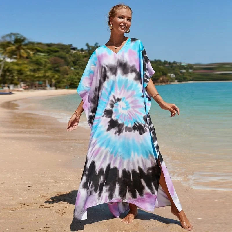 Stylish Women's Garments Meadow Tie Dye Dress