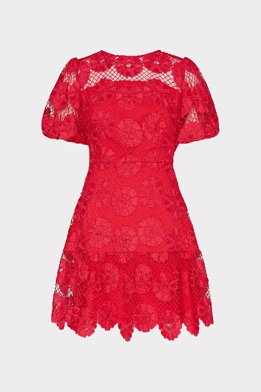 Comfortable Women's Attire Yasmin Daisy Lace Dress