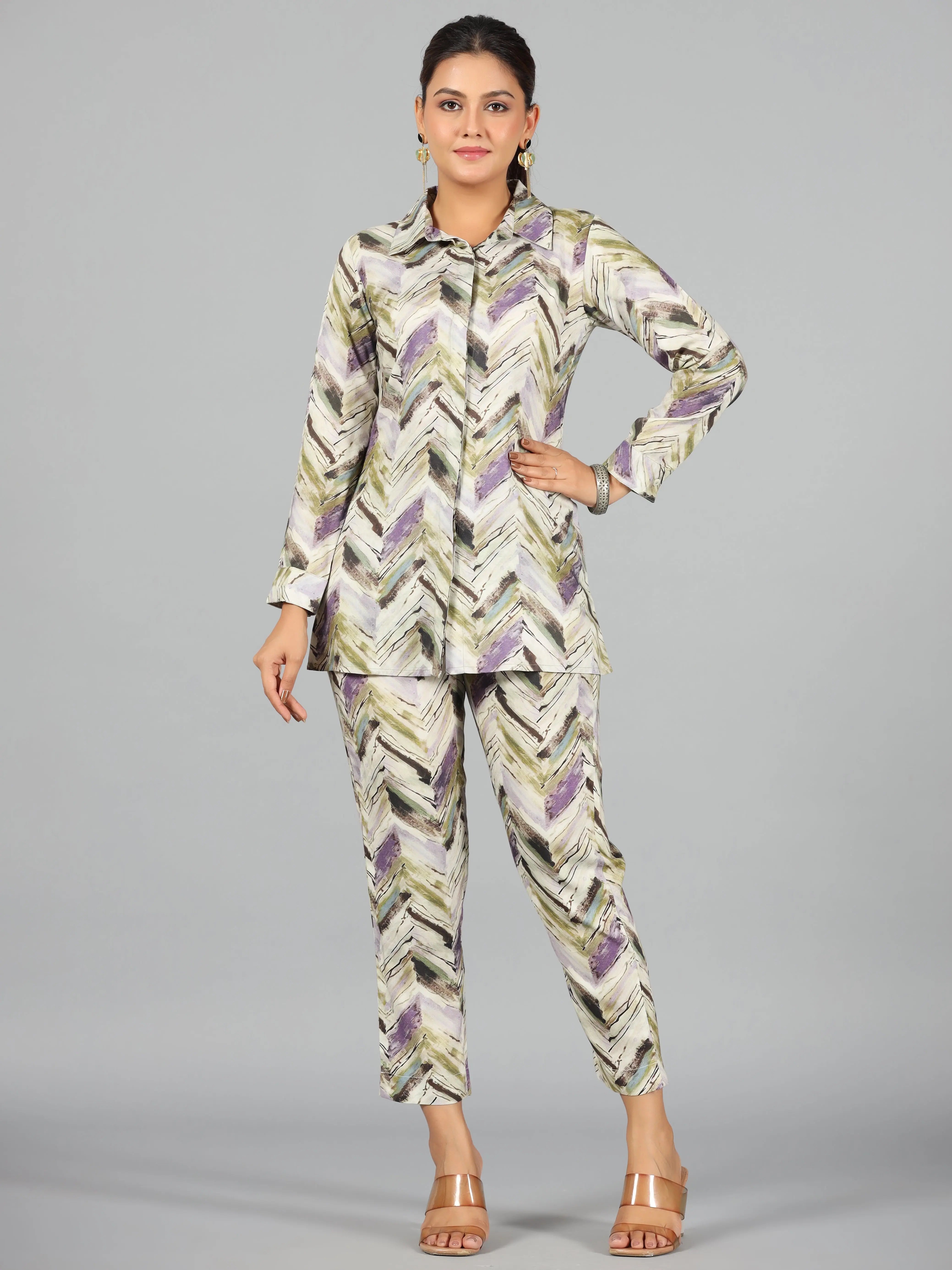 Vintage-Inspired Women's Apparel Women Printed Standard Green Jumpsuits & Sets