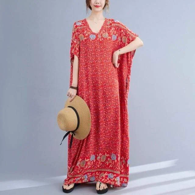 Women's Trendy Garments Melody Floral Kaftan Dress