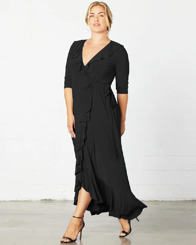 Women's Plus-Size Apparel Maritime Maxi Dress