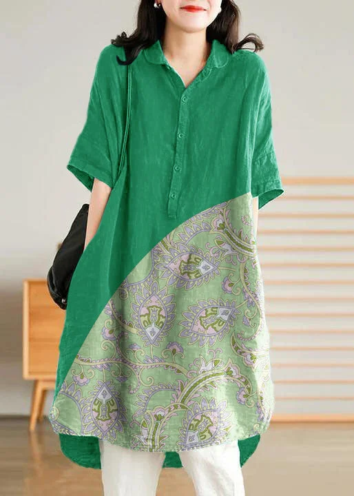 Green-Floral Patchwork/Ships in 15 Days
