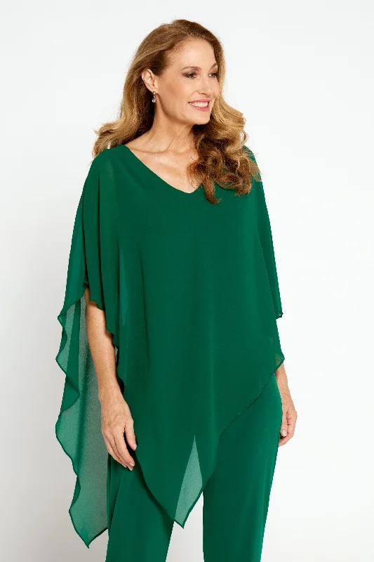 Women's Formal Clothes Aubriella Top - Emerald