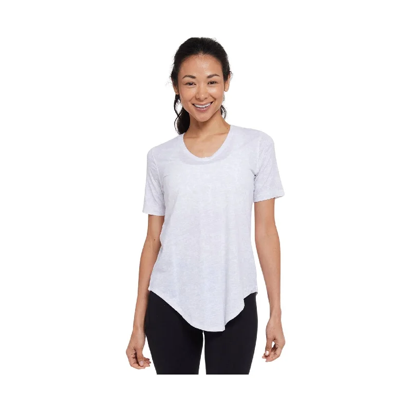 Sophisticated Style Tasc Women's Longline Boyfriend T Shirt - Light Gray Crater - ONLINE STORE CREDIT/EXCHANGE ONLY Sophisticated Style Tasc Women's Longline Boyfriend T Shirt - Light Gray Crater - ONLINE STORE CREDIT/EXCHANGE ONLY