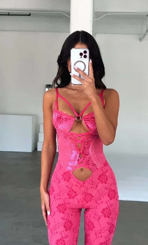 Modern Women's Wardrobe Essentials AVALON JUMPSUIT PINK