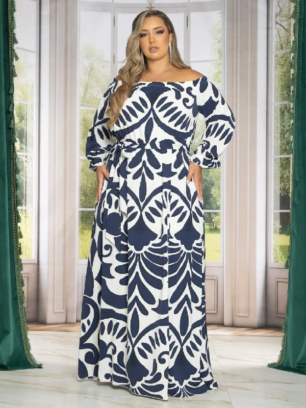 Women's Luxury Apparel Althea Plus Size Gown