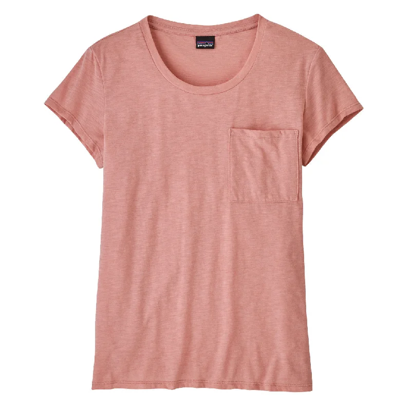 Online Clothing Boutiques Patagonia Womens Mainstay T-Shirt Sunfade Pink