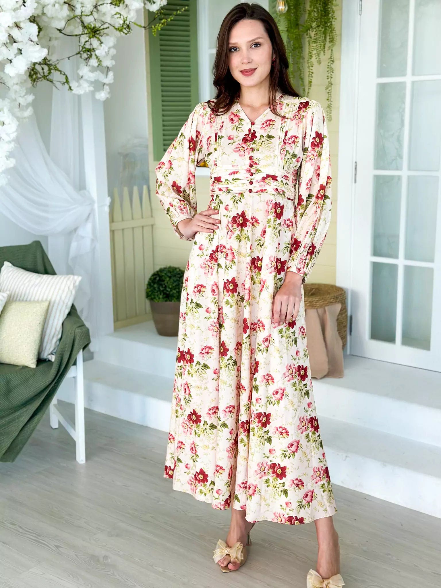 Best Clearance Sales Right Now Sangria Floral Dress