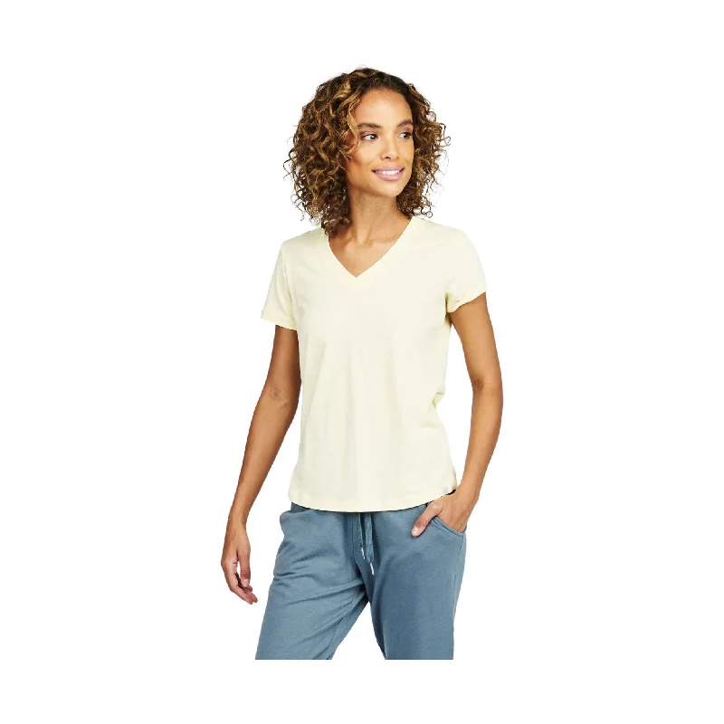 Stylish Women's Apparel Tasc Women's NOLA V Neck T Shirt - Daisy Yellow - ONLINE STORE CREDIT/EXCHANGE ONLY Stylish Women's Apparel Tasc Women's NOLA V Neck T Shirt - Daisy Yellow - ONLINE STORE CREDIT/EXCHANGE ONLY
