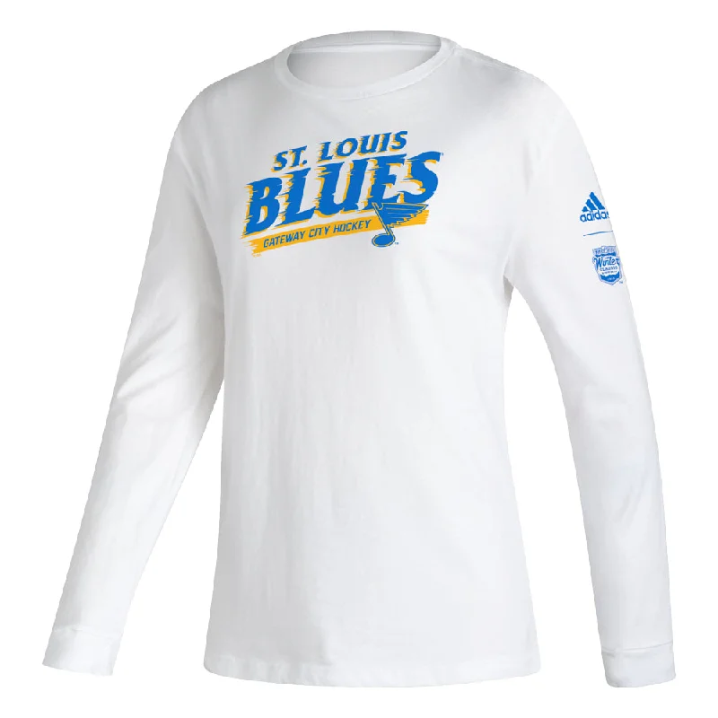 Urban Femme Streetwear Adidas St. Louis Blues Women's Winter Classic 22 Amplifier L/S Tee Urban Femme Streetwear Adidas St. Louis Blues Women's Winter Classic 22 Amplifier L/S Tee