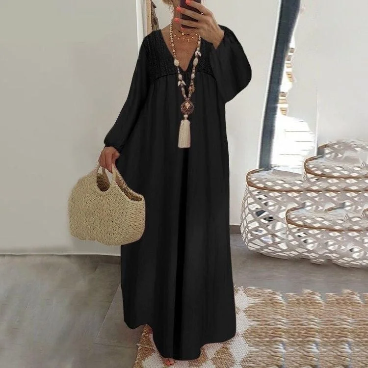 Comfortable Lounge Clothing Kaftan Maxi Boho Summer Dress, Bohemian Dress For Women