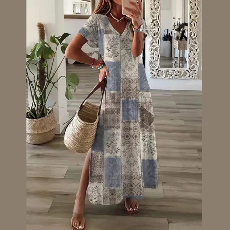 Formal Garments For Women Bohemian Maxi Summer Dress, Boho Dress For Women