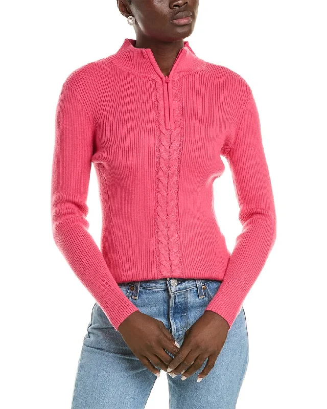 Women's Clothes for All-Day Comfort and Style Meister x Fera Rowan Wool-Blend 1/2-Zip Sweater Women's Clothes for All-Day Comfort and Style Meister x Fera Rowan Wool-Blend 1/2-Zip Sweater