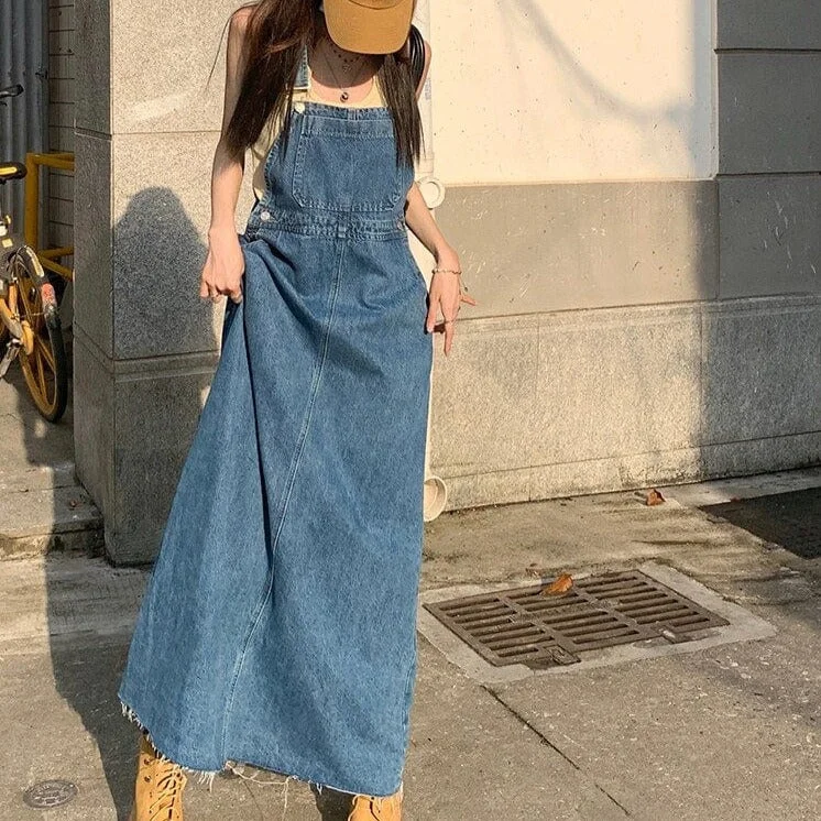 Women's Professional Garments Everywhere Denim Overall Dress