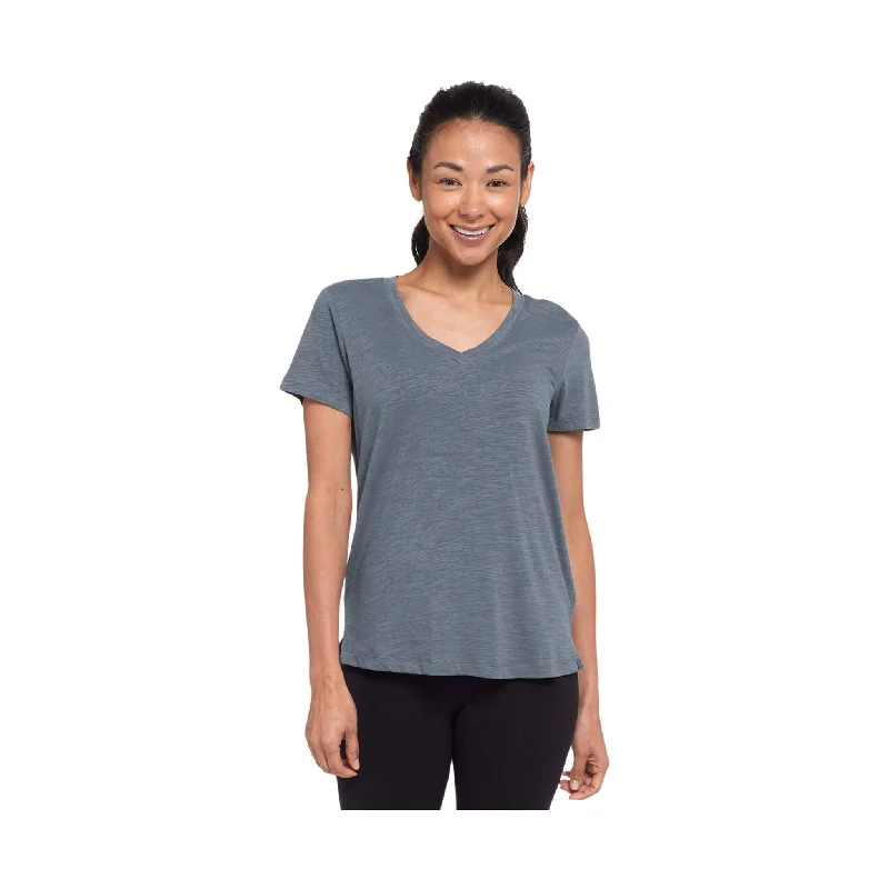 Fashion Essentials Tasc Women's NOLA V Neck T Shirt - Storm - ONLINE STORE CREDIT/EXCHANGE ONLY Fashion Essentials Tasc Women's NOLA V Neck T Shirt - Storm - ONLINE STORE CREDIT/EXCHANGE ONLY