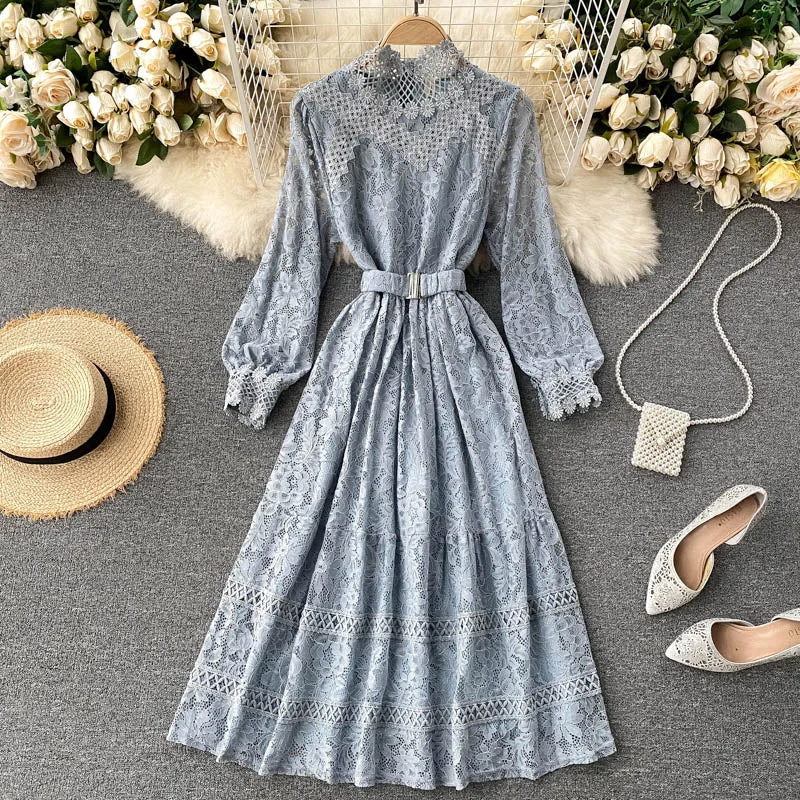 Women's Trendy Garments Romantic Lace Bohemian Dress, Boho Dress For Women