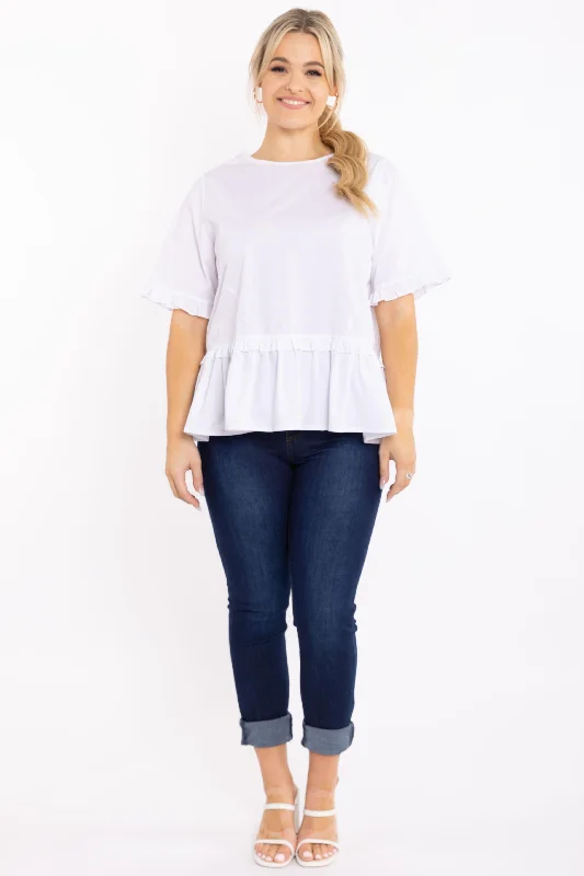Vintage-Modern Style Offers Forever Top | White | FINAL SALE