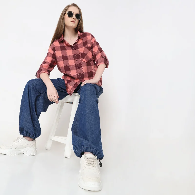 The Good Stuff Oversize Checkered Shirt