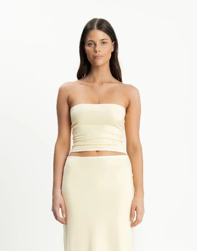 Special Offer Tavina Top (Butter/White)