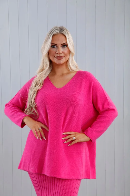 Vibrant Style Promotions Joanna Jumper Fuchsia