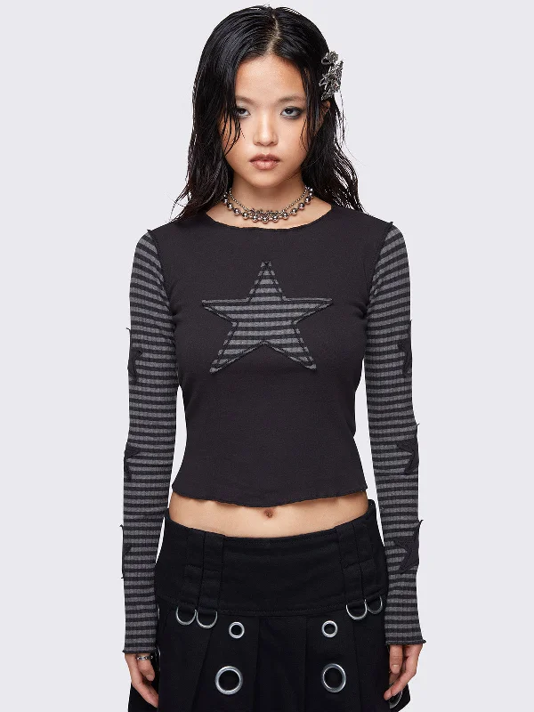 Chic & Cozy Collection Constellation Striped Top