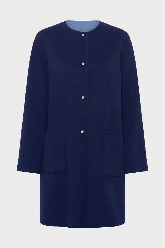 Women's High-End Clothing Coat Sacha Dbm16b009 Navy