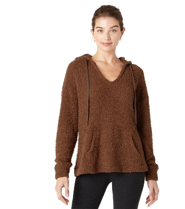 Stylish Women's Garments For Holidays Beyond Yoga Cloud Cover Hoodie Walnut