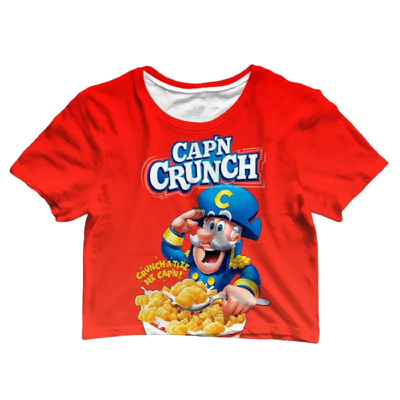 Odd Size Clearance Sale Cap'n Crunch Crop Tee