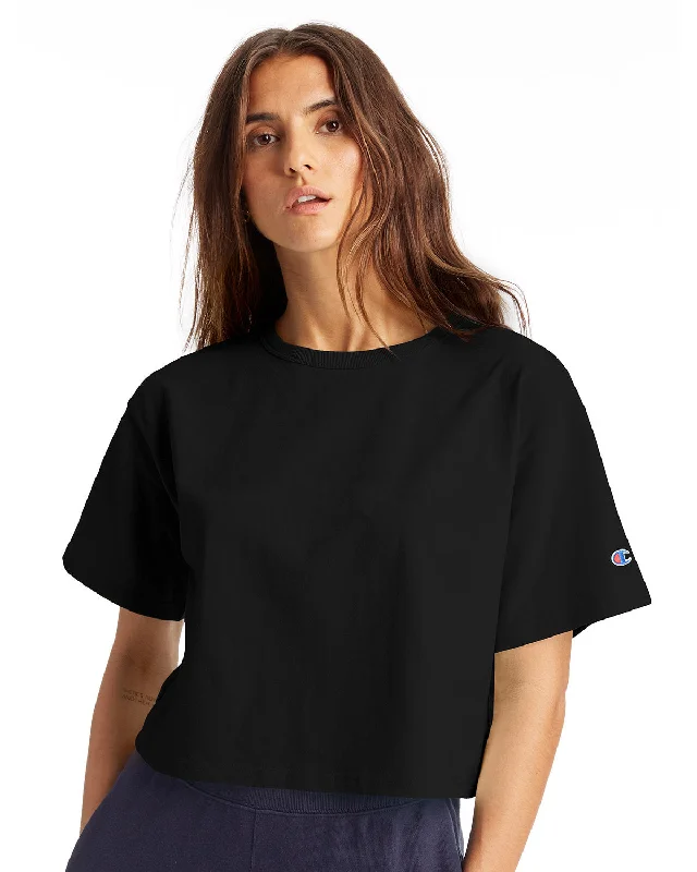 Women's Holiday Apparel Champion Essential: The Ladies' Cropped Heritage T-Shirt