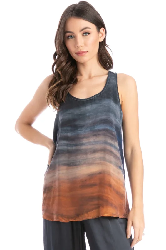Everyday Basics HardTail Shirt Tail Tank - Horizon